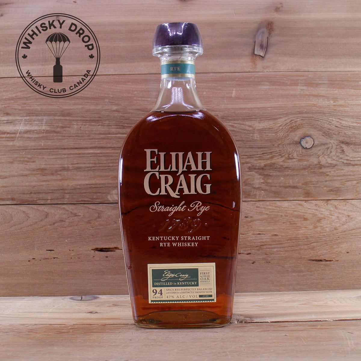 Elijah Craig Rye Whisky Drop