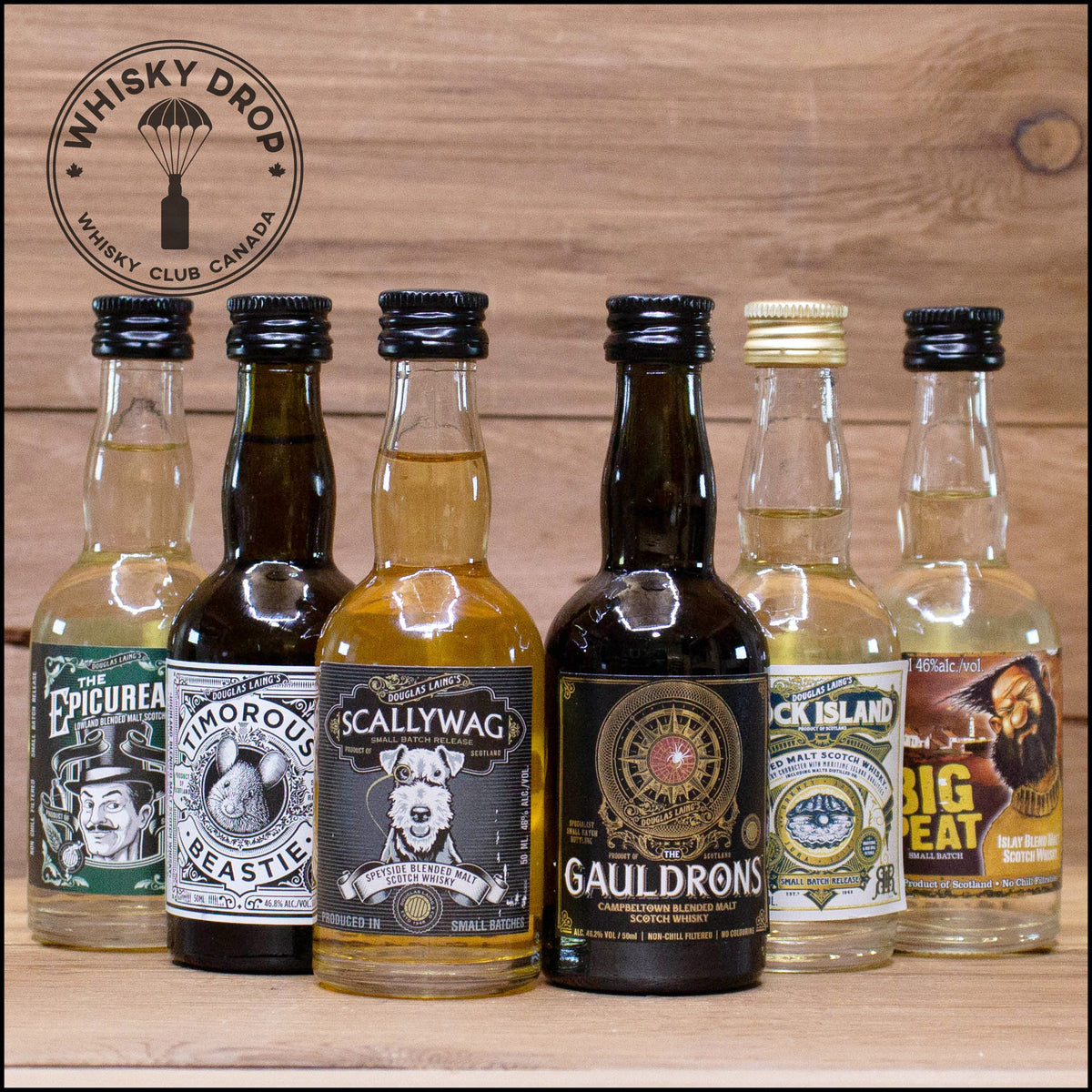 Remarkable Regional Malts 50 mL Tasting Kit Whisky Drop