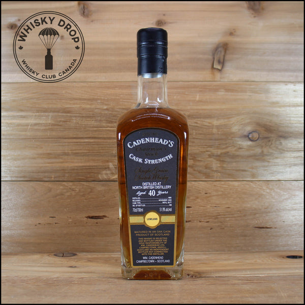 Cadenhead Chairman's Stock North British 40 yr Single Grain