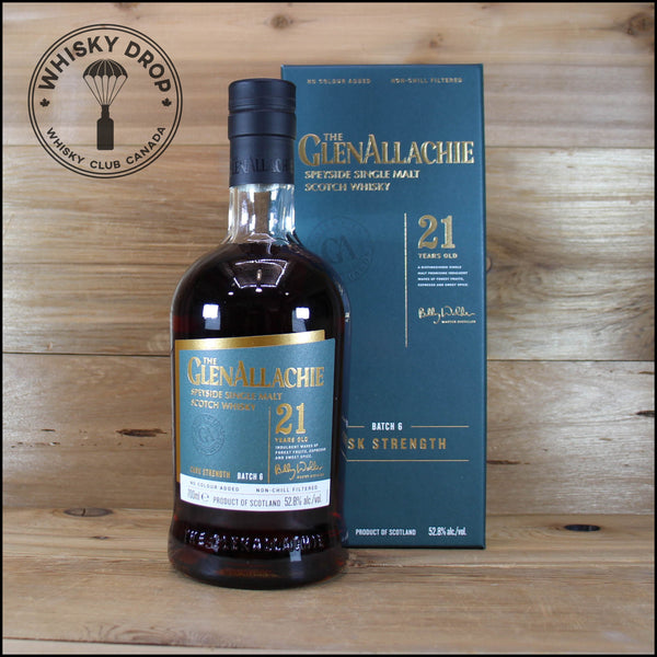 GlenAllachie 21 Year Cask Strength Batch 6