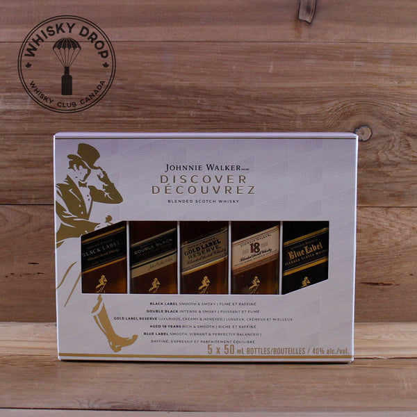 The Johnnie Walker Discover Taste Pack (5 x 50 mL)