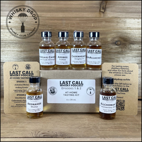 Last Call Whisky Podcast Tasting Kit (Episodes 1 & 2) (6 x 28 mL)