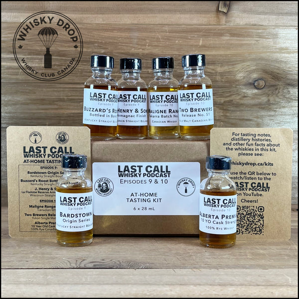 Last Call Whisky Podcast Tasting Kit (Episodes 9 & 10) (6 x 28 mL)