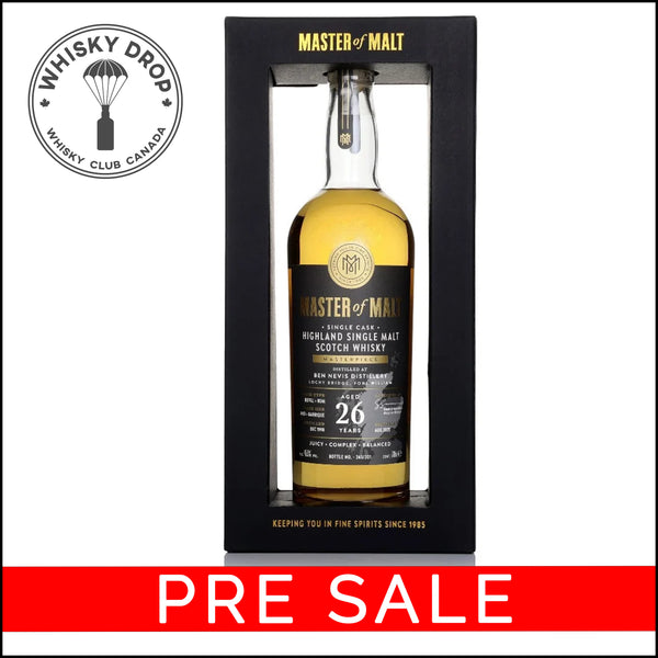 Master of Malt Masterpiece Ben Nevis 26 Year 1998