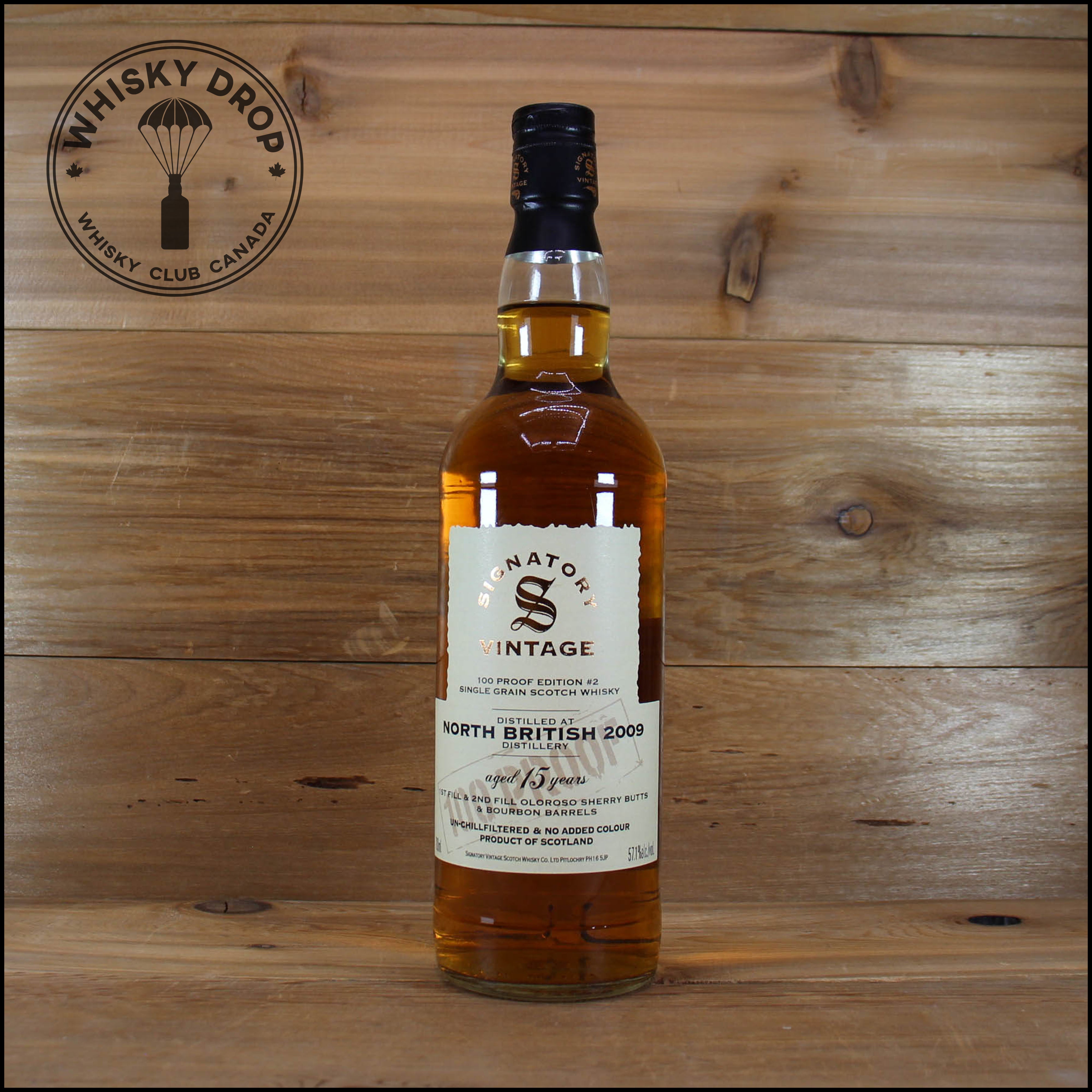 Signatory Vintage North British 2009 100 Proof Single Grain