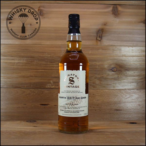 Signatory Vintage North British 2009 100 Proof Single Grain