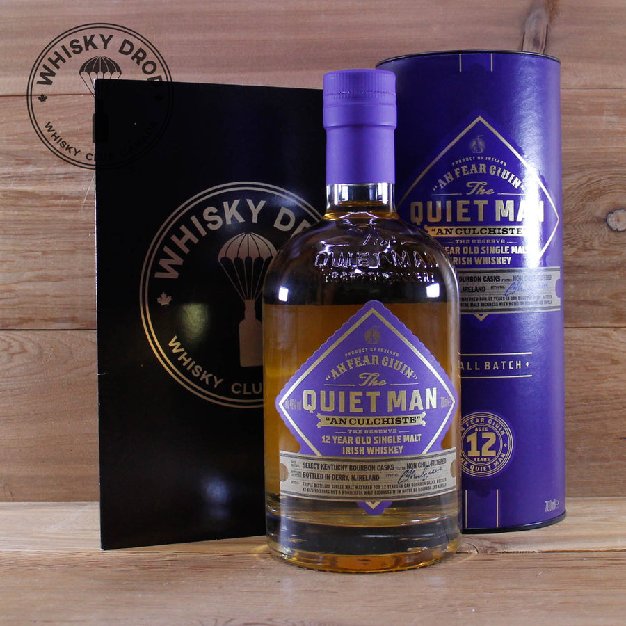 The Quiet Man 12 Year Old Single Malt Irish Whiskey