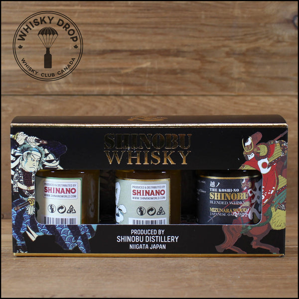 Shinobu Japanese Whisky Tasting Pack (3 x 50 mL)