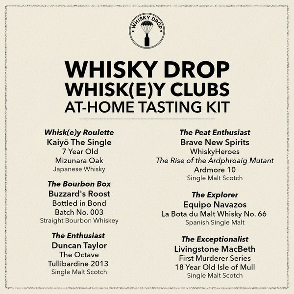 Whisky Drop Whisk(e)y Clubs Tasting Kit (6 x 28 mL)