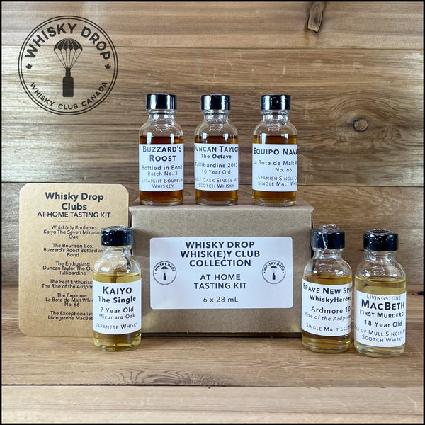 Whisky Drop Whisk(e)y Clubs Tasting Kit (6 x 28 mL)