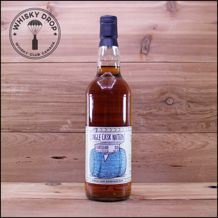 Single Cask Nation Four Square 10 Year Old Rum - Whisky Drop