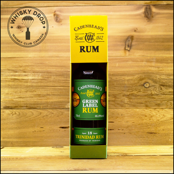 Cadenhead Trinidad Rum 18 Year Old - Green Label - Whisky Drop