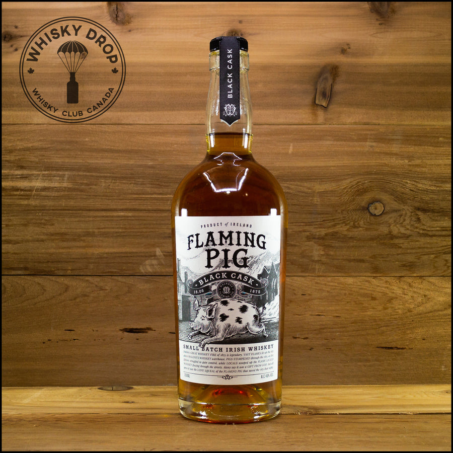 Flaming Pig Black Cask Irish Whiskey - Whisky Drop