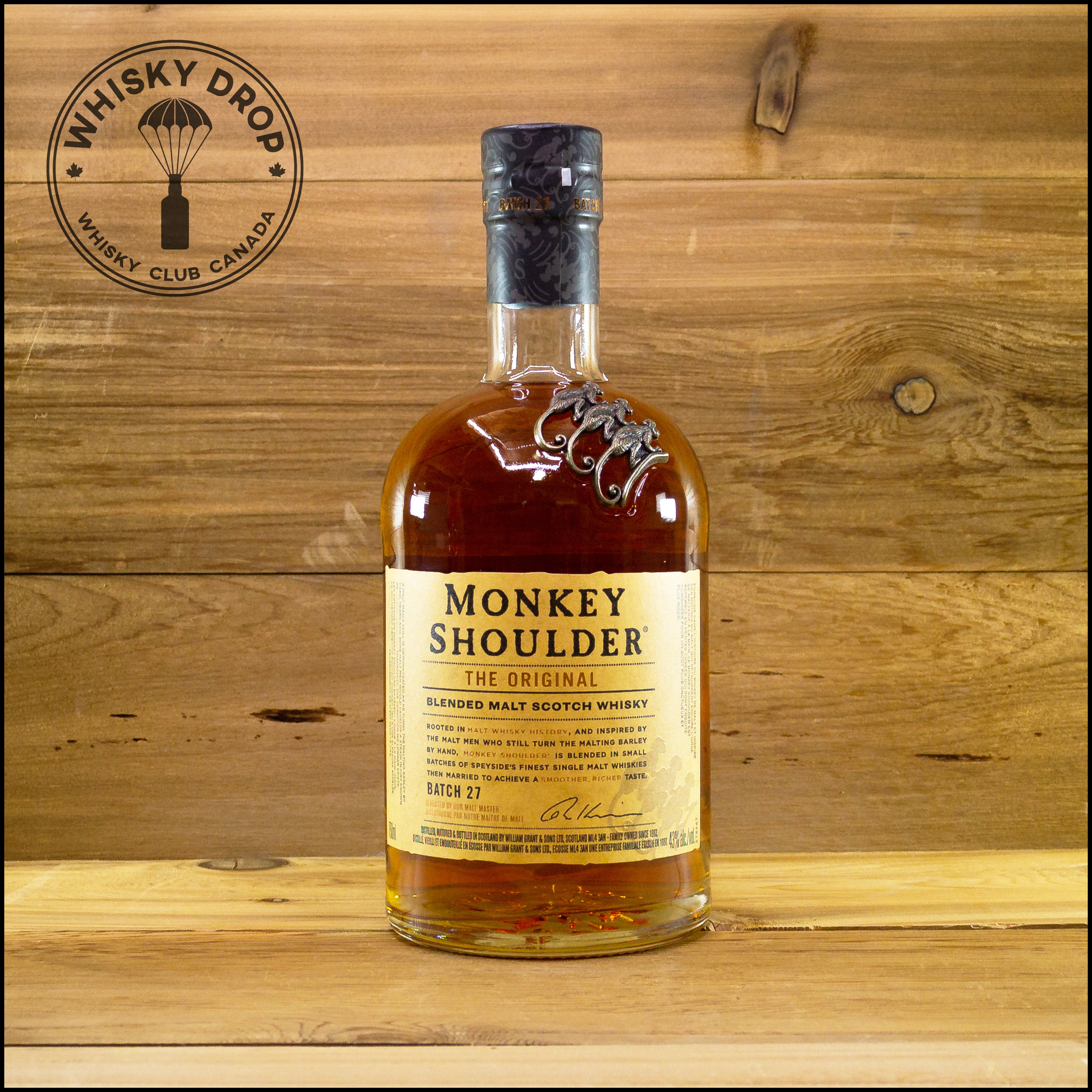 Monkey Shoulder Blended Malt Scotch Whisky - Scotland (750ml