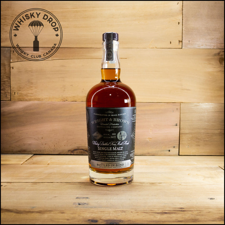 Wright & Brown Bottled-in-Bond American Single Malt - Whisky Drop